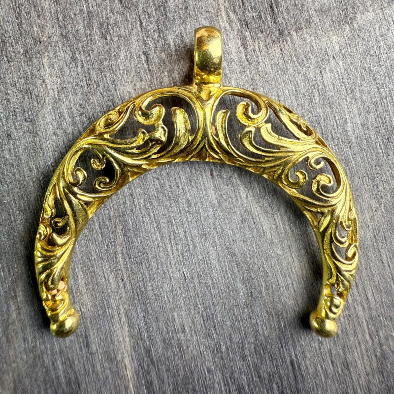Exclusive Pendant Lunula "Solar Weaving"