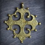 Pendant "Hutsul Zgarda" made of brass