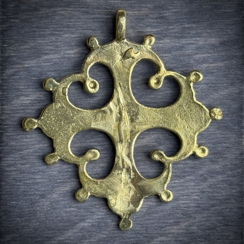 Pendant "Hutsul Zgarda" made of brass