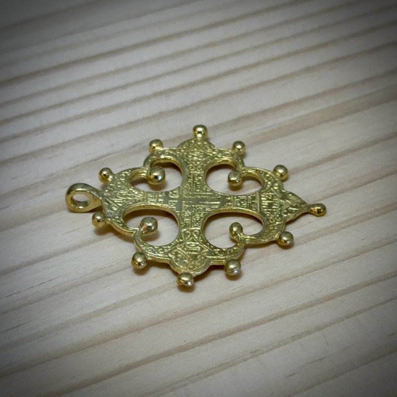 Pendant "Hutsul Zgarda" made of brass
